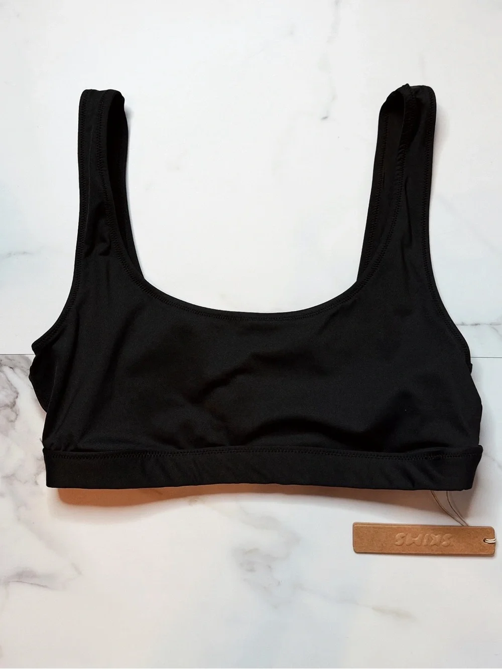 NWT Skims Signature Swim Tank Bikini Top